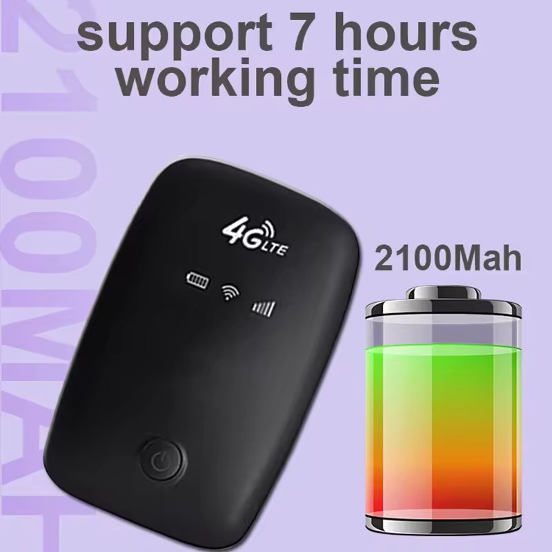Hot Selling mini Mobile WIFI Portable Hotspot 4G LTE Wireless Router Portable Gateway with sim card For Outdoor indoor